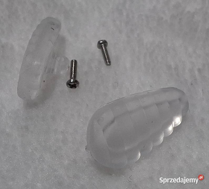 Noski do okularów poduszki miękkie 14x7mm śrubki Czeladź