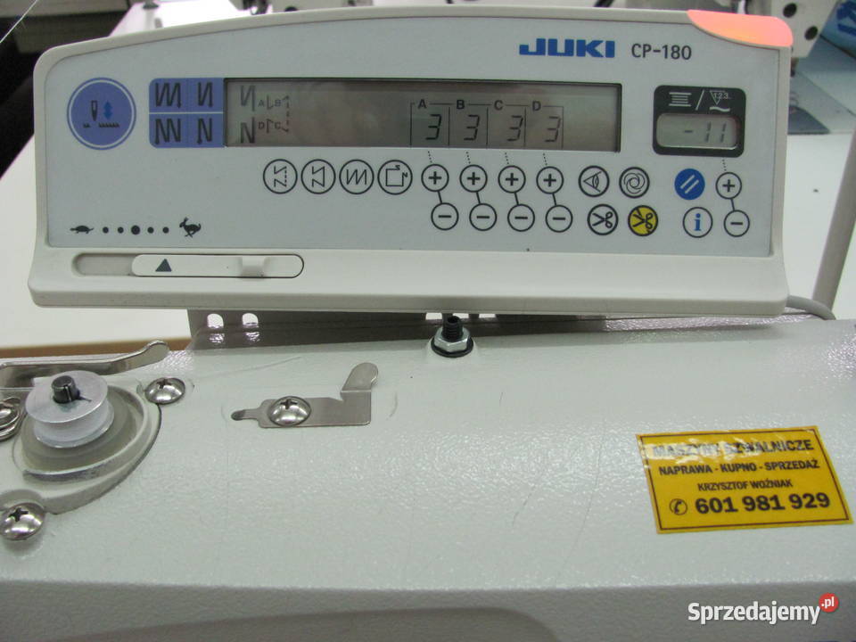 STĘBNÓWKA JUKI DDL9000BSS AUTOMAT 230V CP180 Kutno