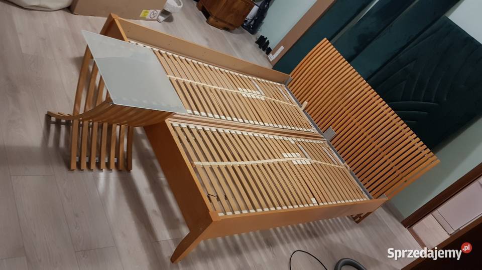 Łóżko Vintage 160200 IKEA Ekeberg ze stolikiem Wałbrzych sprzedam