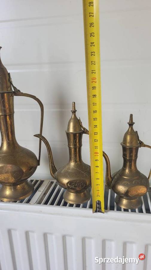Dzbanki z mosiądzu Ciechanowiec