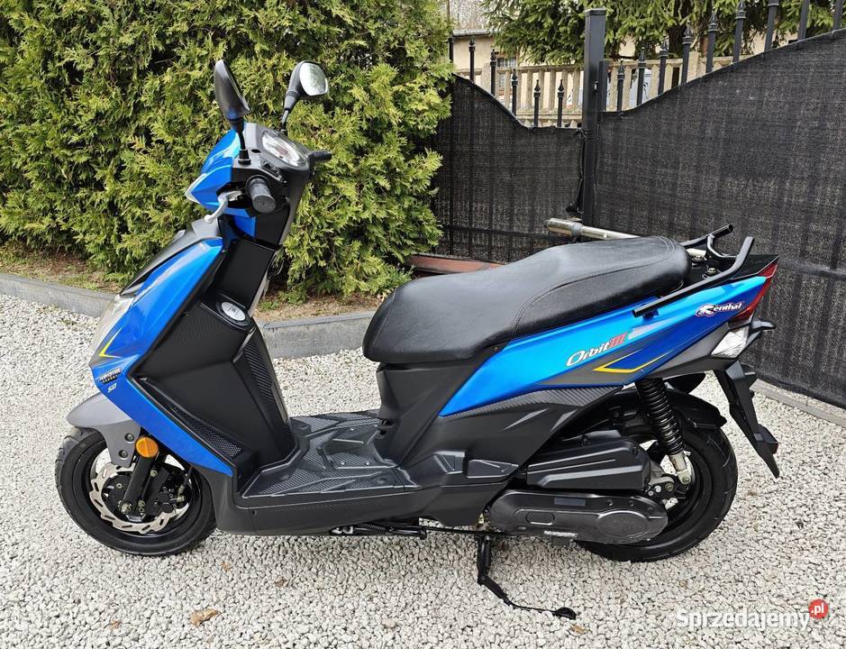 Skuter Sym Orbit III 50cc 2019r 4200 Wtrysk 4T Rok produkcji 2019 Łask