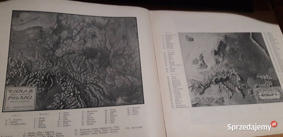 ATLAS DO GEOGRAFJI POLSKI I POWSZECHNEJ WYDARCTA Iwno