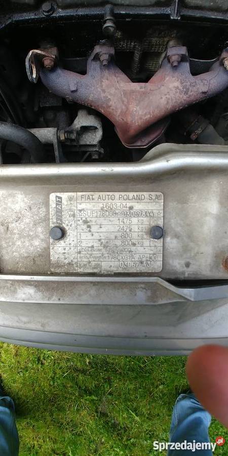 FIAT SIENA 12 75 SALON ELEKTRYKA OPŁATY DO benzyna Przybędza sprzedam