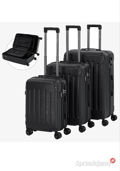 Walizki podróżne 3 sztuki Turystyka