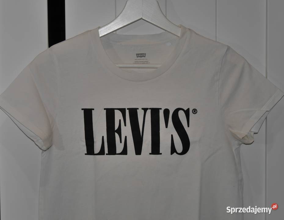 Levis świetna koszulka duże logo 34 XS dolnośląskie