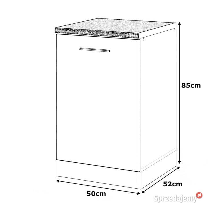 Szafka Kuchenna Stojąca Z Blatem Modułowa 50 50cm Elbląg