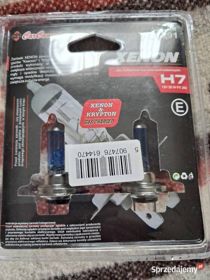 Żarówki H 7 zachodniopomorskie Kamień Pomorski sprzedam