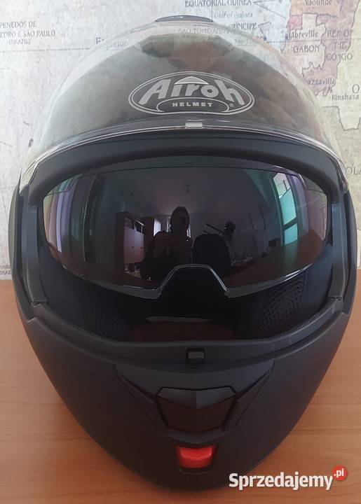 Kask motocyklowy męski Airoh czarny mat świętokrzyskie Staszów
