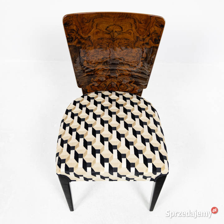 Komplet 4 Krzeseł H214 JHalabala Modernizm Art Swarzędz