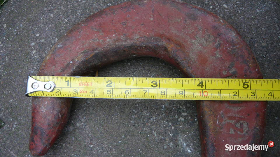 Hak stalowy 32 t do liny stalowej wciągarki Sokółka