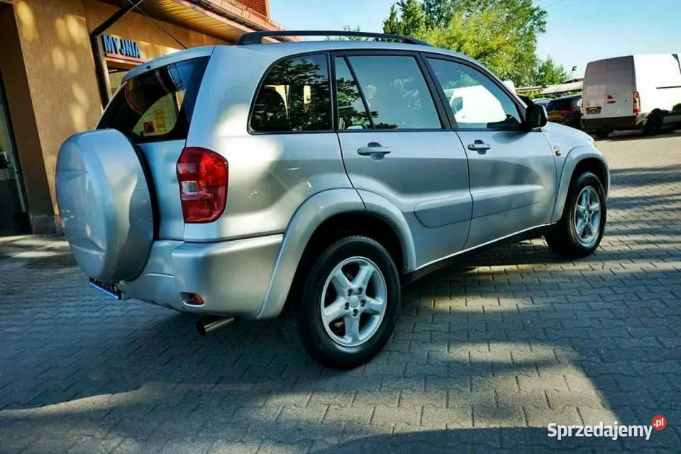 Toyota RAV4 20D4D Klima alu 4x4 serwis 100 2002r ESP mazowieckie Płock