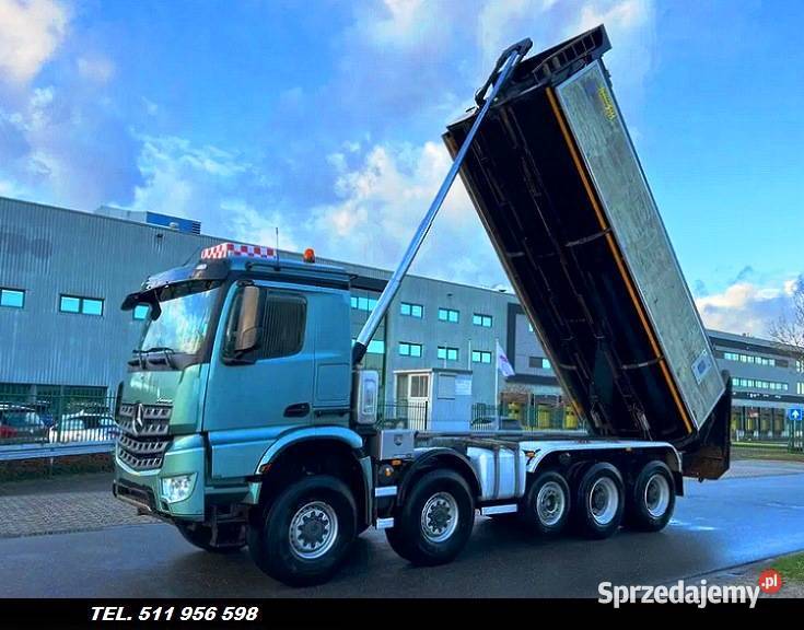 5 osiowa wywrotka 10x8 MERCEDES do sprowadzenia Warszawa