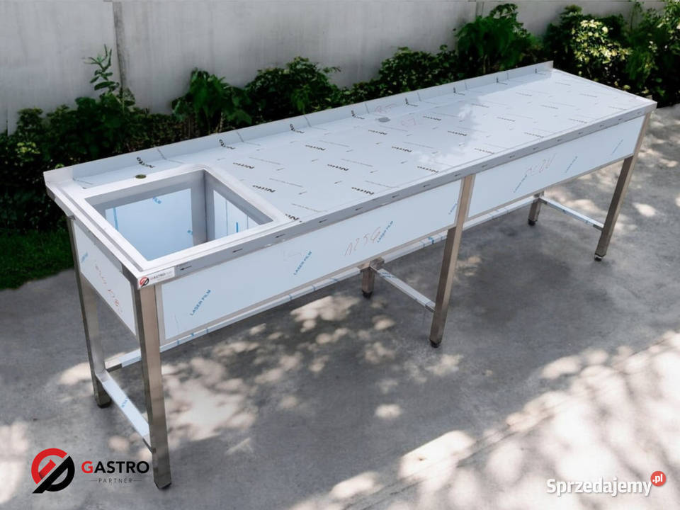 Zlew gastronomiczny 1 komorowy bez półki komora Ostrów Wielkopolski