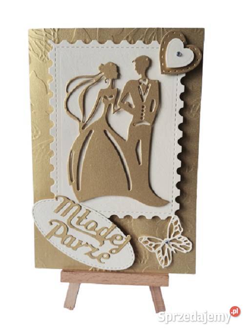 Kartki Pamiątka Ślub Para Młoda W Ramce B6 Ecri