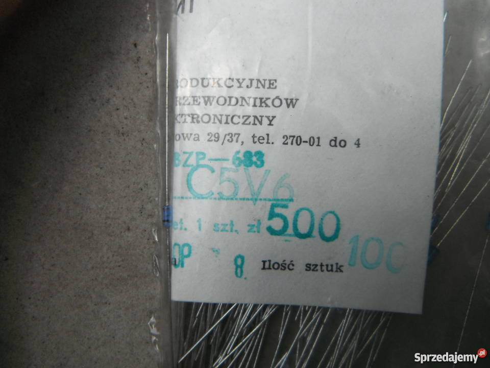BZP 683 C5V6 Dioda Zenera Nowe Unitra Cemi mazowieckie