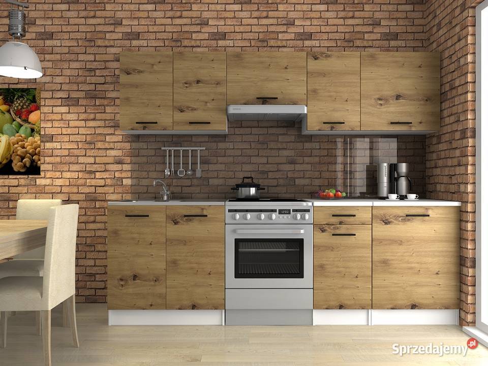 Kuchnia LUIZA I 24 m biały dąb artisan Brody