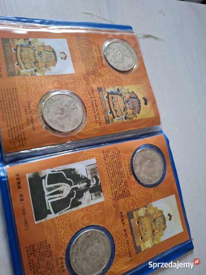 Chińskie monety kolekcjonerskie klaser opolskie