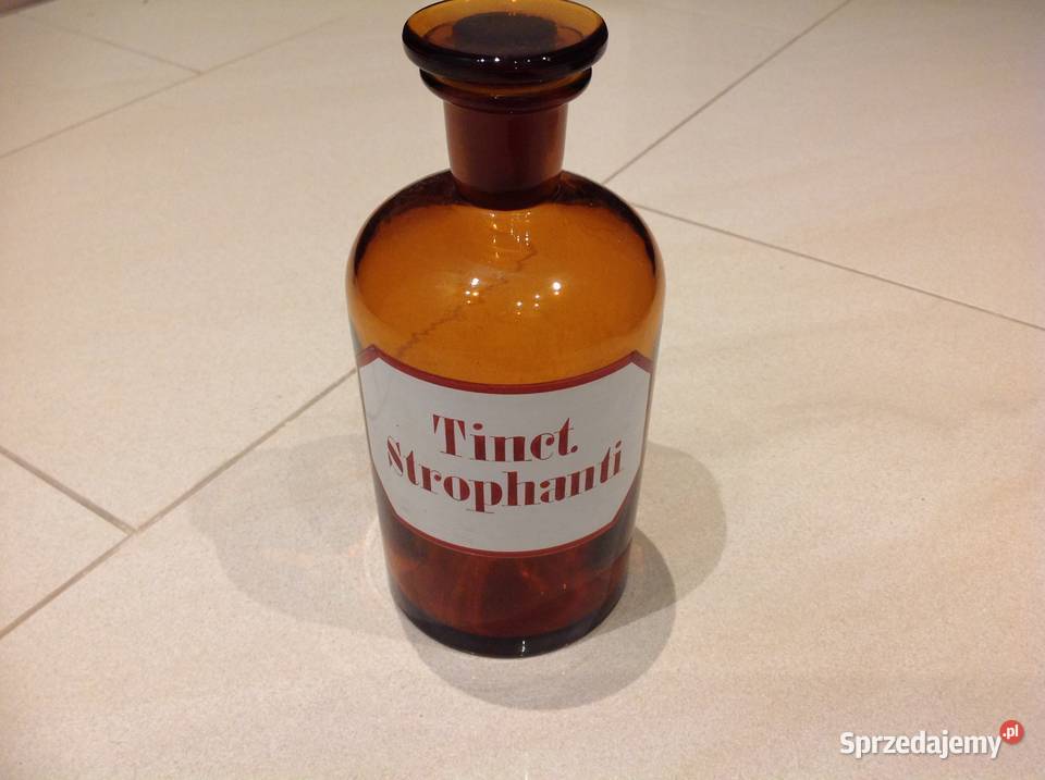 Butelka Szklana Apteczna Stara Sygnowana Rwaniec lubuskie