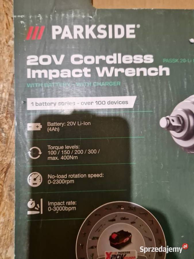 PARKSIDE akum wkrętarka udarowa PASSK 20Li C4 20 Głogowa