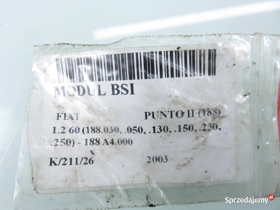 BSI FIAT PUNTO II 12 51735169 małopolskie
