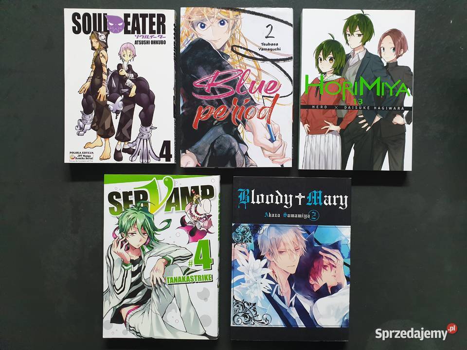 Manga zestaw 5ciu komiksów Gdynia sprzedam