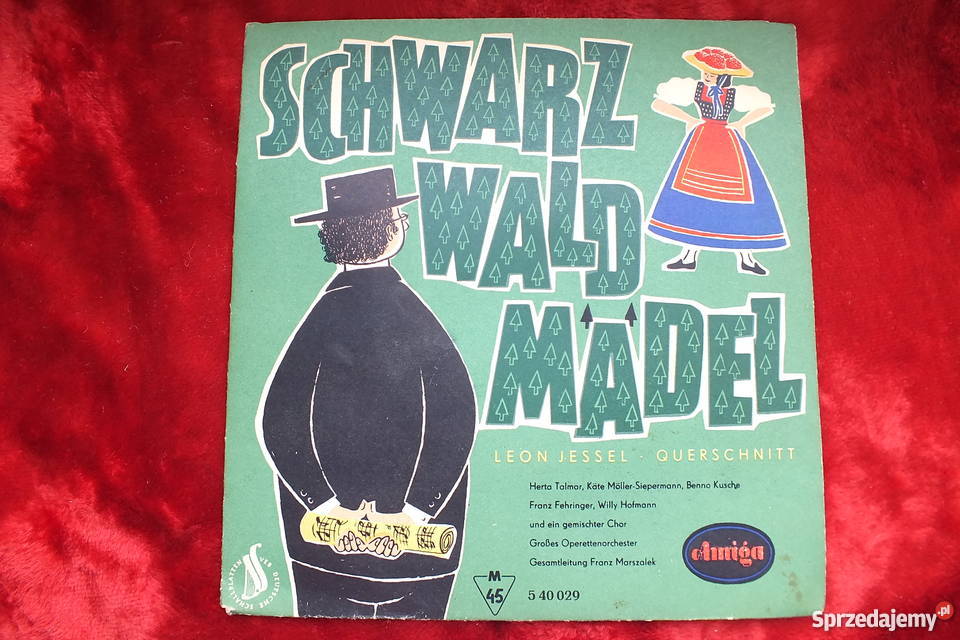 Płyta winylowa szelakowa Schwarz Wald Made Żary