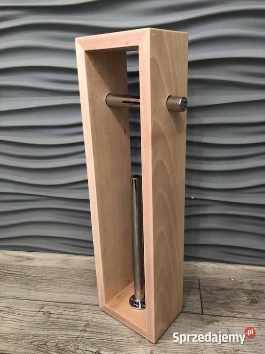 Ekologiczny stojak drewniany na papier toaletowy Dębica sprzedam