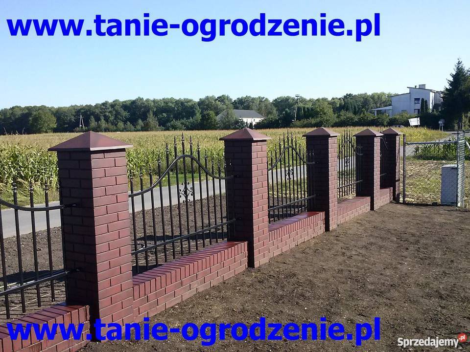 Ala klinkier słupki murki ogrodzenia imitacja