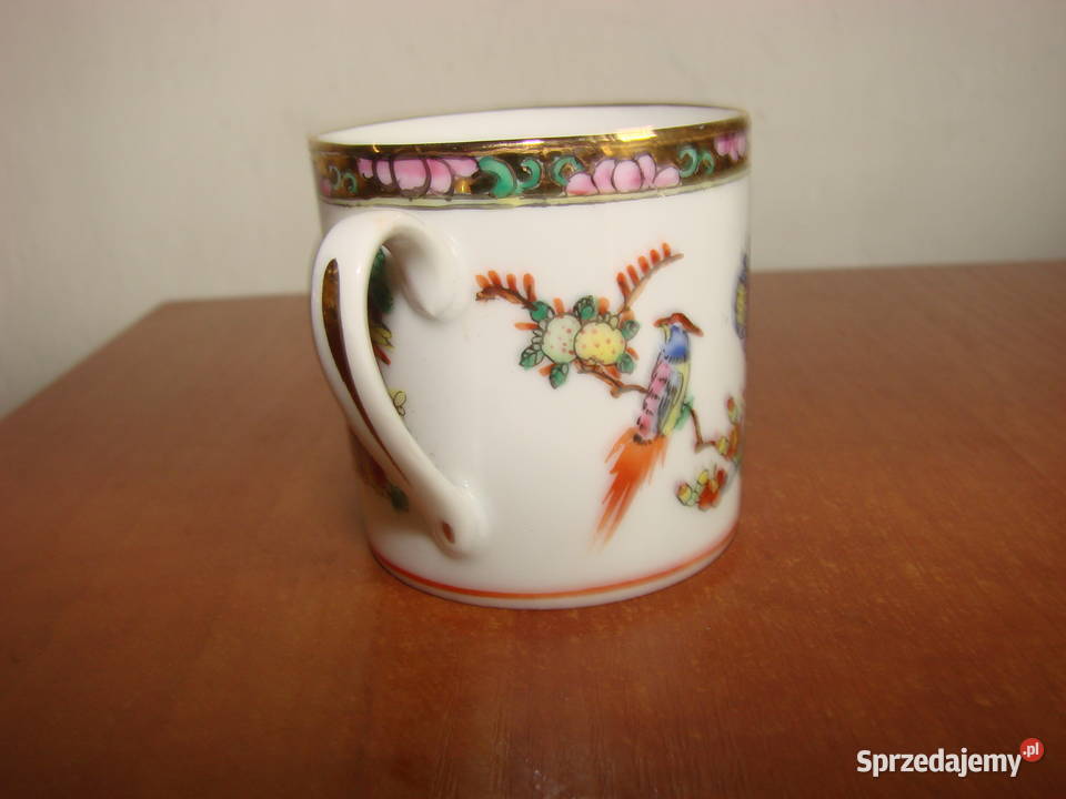 mała porcelanowa chińska filiżanka Porcelana i szkło Pruszcz Gdański