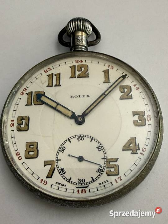 Zabytkowy zegarek kieszonkowy Rolex styl
