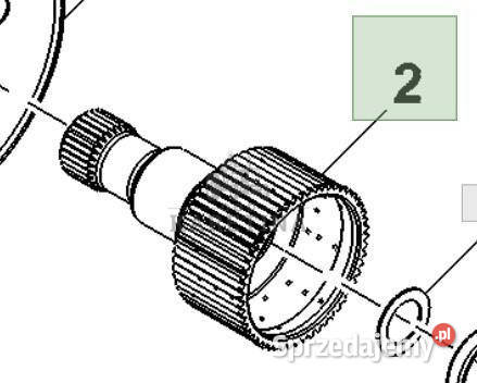 John Deere 8110 8210 8310 8410 Piasta CZĘŚCI Jastrzębniki