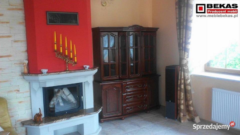 Stylowa Witryna 180 Solidna Orzech Dąb