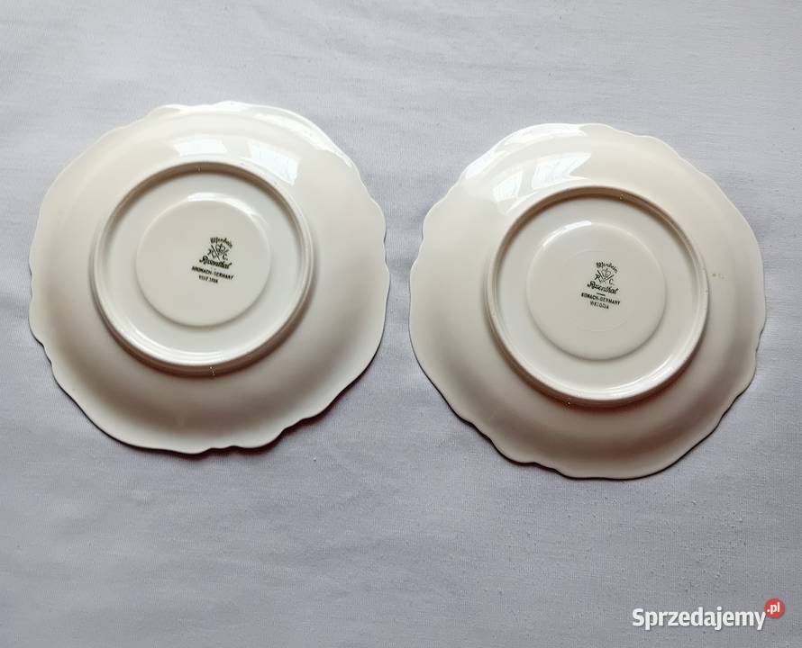 Dwa spodeczki pod filiżanki Rosenthal Viktoria Koźminek