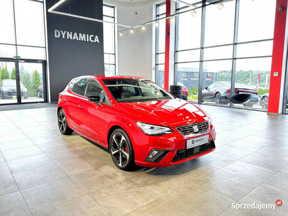 Seat Ibiza FR 10TSI 115 DSG 2024 r salon I łopatki zmiany biegów małopolskie Myślenice