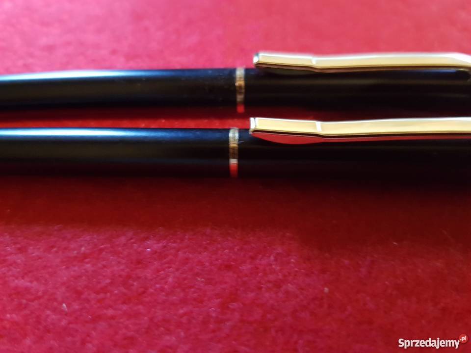 2 długopisy cudo czerń ze złotem świętokrzyskie