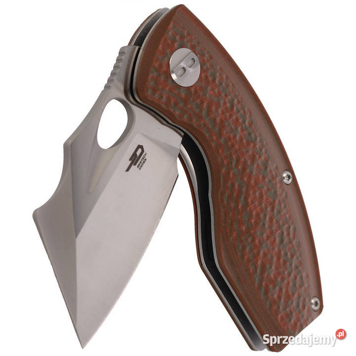 Nóż składany Bestech Lizard GreenOrange G10 Bead Warszawa
