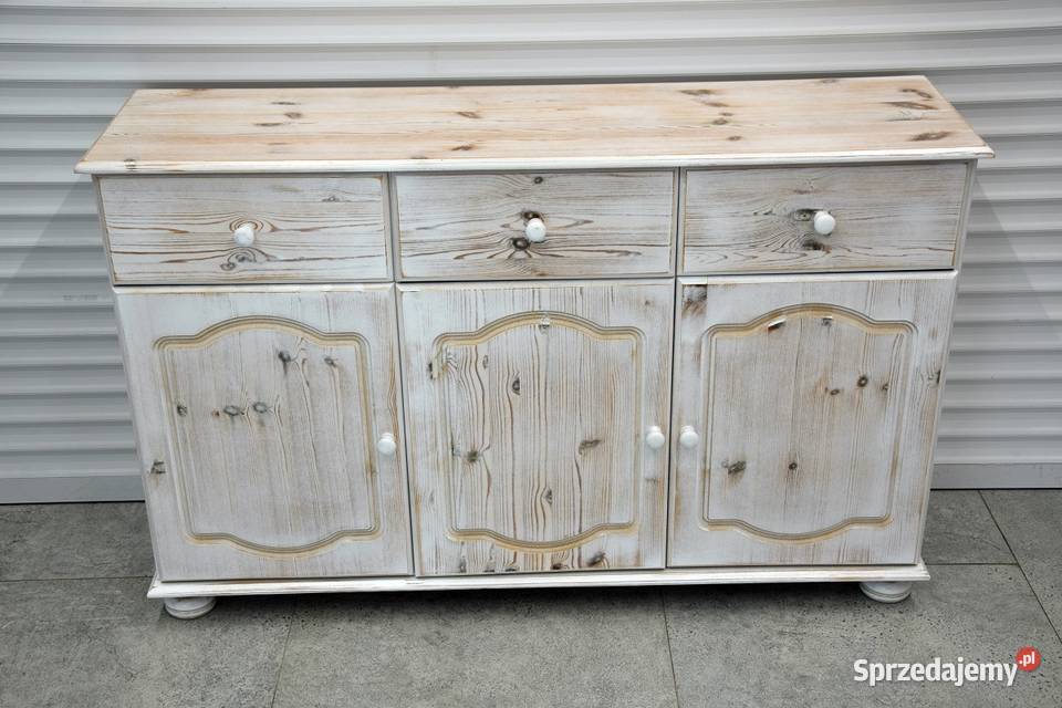 komoda z drewna sosnowego nowa