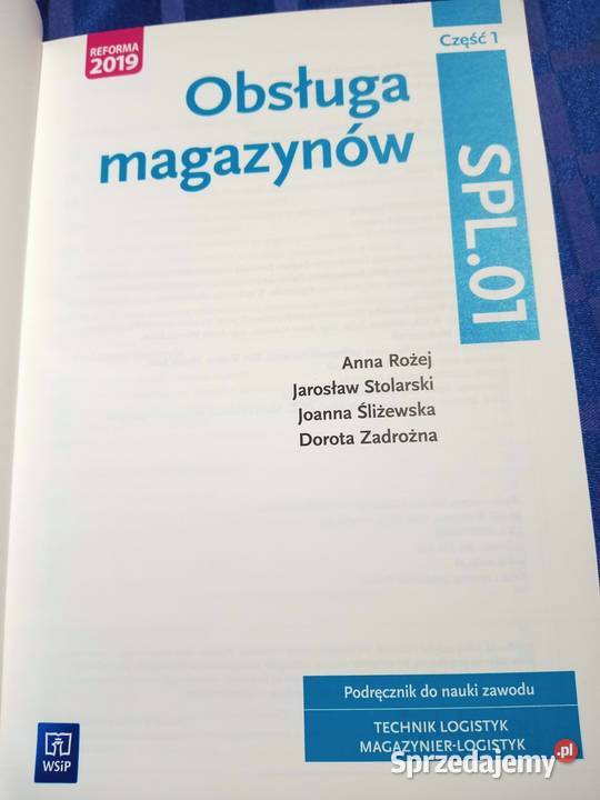 Obsługa magazynów Spl01 część 1 Technik Logistyk miękka Kraków