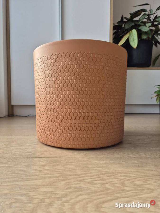 Duża doniczka ceramiczna plaster miodu posiadam Warszawa sprzedam