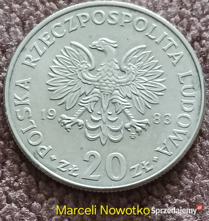20 Marceli Nowotko 1983 r najniższy nakład Konin sprzedam
