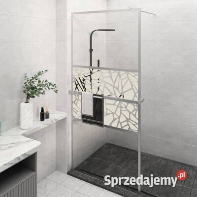 Ścianka prysznicowa z półką chrom 80x195 ESG i Warszawa