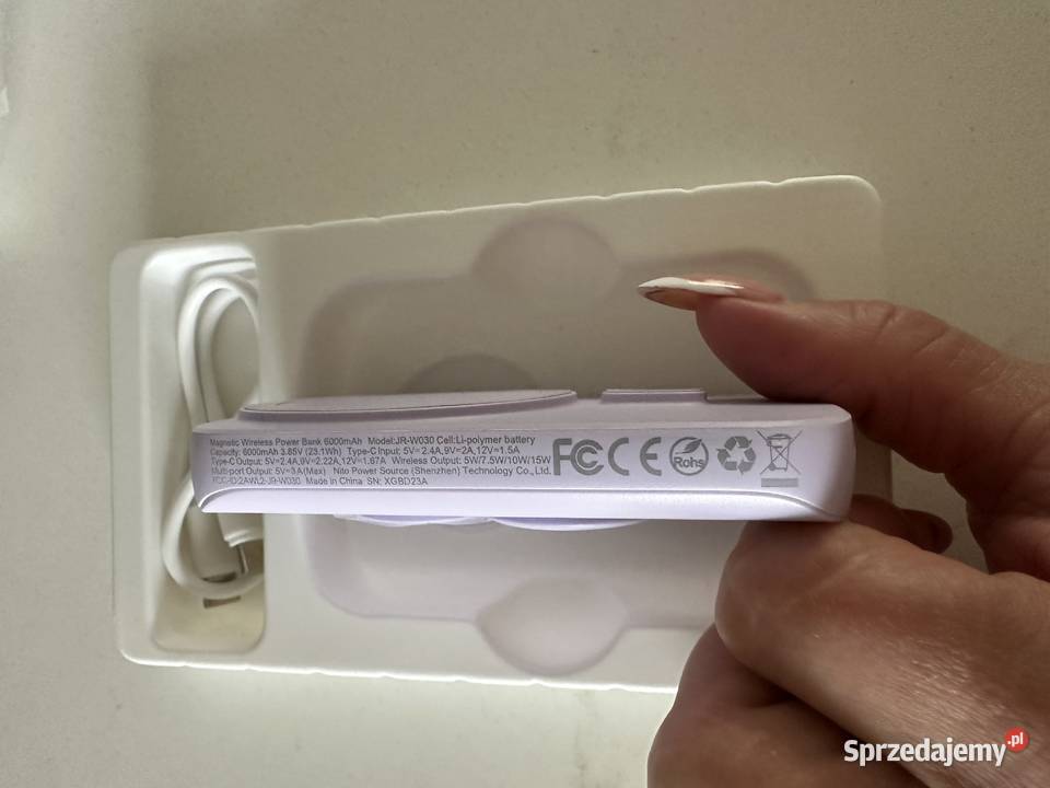 Powerbank Joyroom JRW030 6000mAh 20W Ładowarki Łódź sprzedam