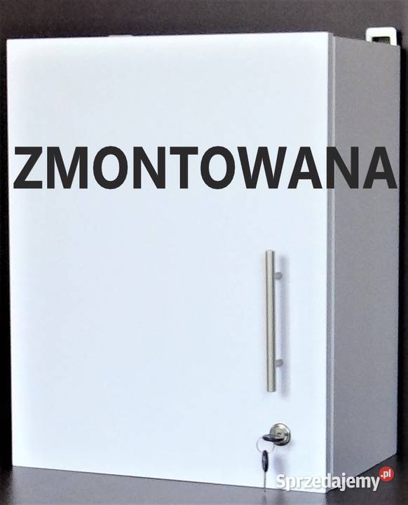 szafka wisząca zmontowana 50x40x25 z zamkiem 40cm Dobrodzień
