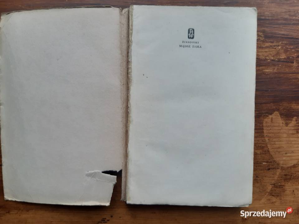 Wojciech Żukrowski Mądre Zioła Wydanie z 1951r