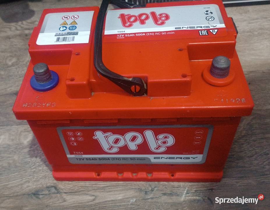 Akumulator Topla Energy 12V 55Ah 500A sprawny Włocławek sprzedam