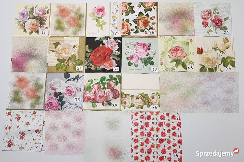 Serwetki decoupage zestawy 1 12 Siemianowice Śląskie