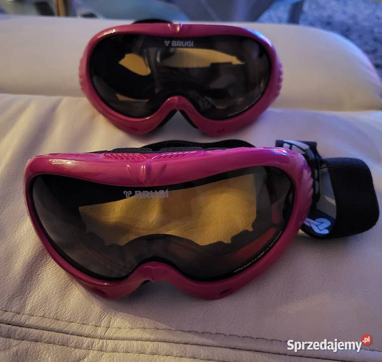 Gogle, okulary narciarskie dziecięce