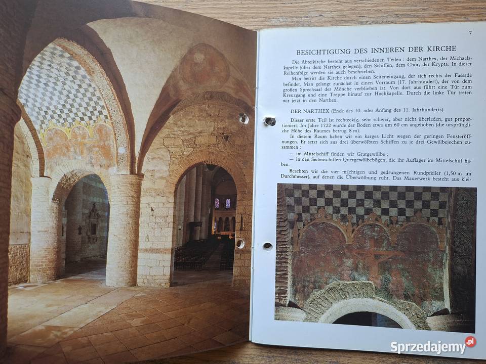 Tournus Abbaye SaintPhilibert j niemiecki przewodnik Kultura i Rozrywka Kraków