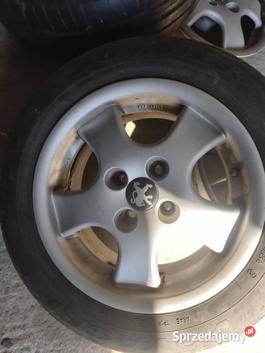 Komplet felg aluminiowych 15 Peugeot Citroen z małopolskie Bobowa