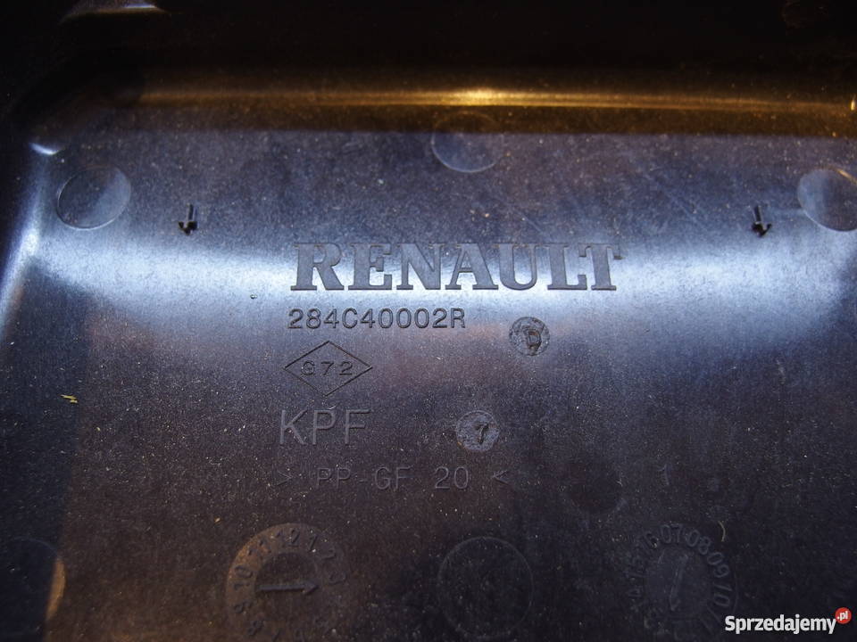 Oslona pokrywa bezpiecznikow Renault Megane Wągrowiec